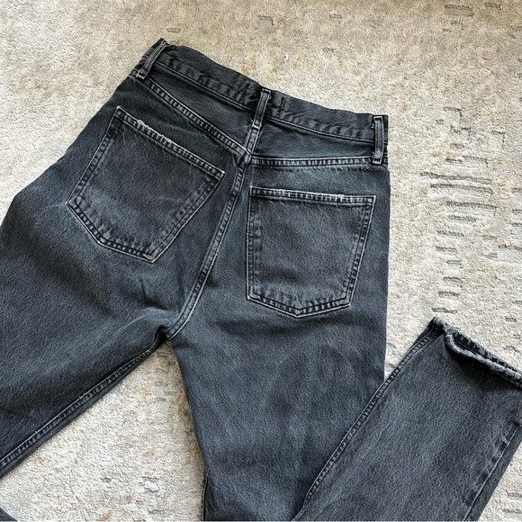 Agolde 90’s Pinch Waist in Black Tea - Picture 8 of 15